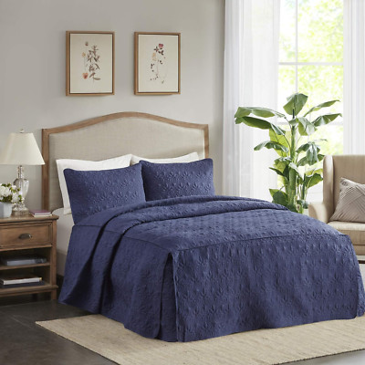 Quebec Split Corner Quilted Bedspread Classic Traditional Design All Season, Lig-image