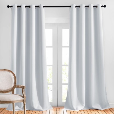 NICETOWN Blackout 102 inch Curtains for Living Room, Grommet Thermal Insulated-image