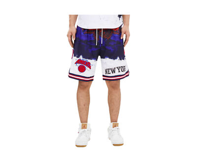 Pro Standard NBA New York Knicks Pro Team R/W/B Dip Dye Shorts BNK352507-RWB-image