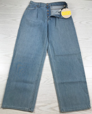 Mother Wide Leg Jeans Womens 27 Blue Snacks Pleated Fun Dip Puddle 1508-1085 New-image