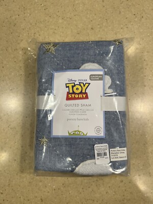 Pottery Barn Kids Disney Pixar Toy Story Quilted Sham Blue Euro-image