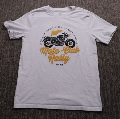Dip Moto-Club Rally West Coast Men's Graphic Tee Shirt Biker Streetwear Size L-image