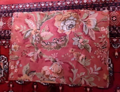 Rare Pottery Barn VANESSA PALAMPORE Linen Cotton Standard Pillow Sham Floral-image