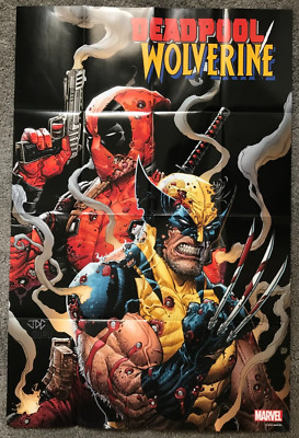 Deadpool Wolverine #1 Promo Poster Logan Wade Wilson 36
