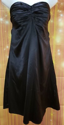 Express Design Studio Women's Sleeveless Strapless Sweetheart Formal Dress Sz12-image