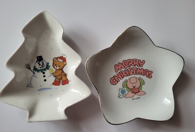 Ziggy Christmas Porcelain Star Shaped Plate 6.5