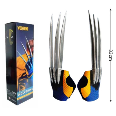 Deadpool 3 X-Men Origins：Wolverine Claw 1:1 Gloves Wearable Model Prop Anime Fig-image