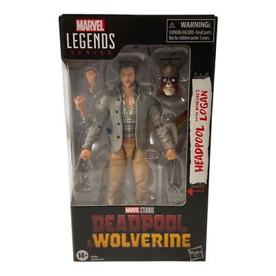 DEADPOOL & WOLVERINE MARVEL LEDGENS HEADPOOL WITH LOGAN 6-Inch ACTION FIGURE LE-image