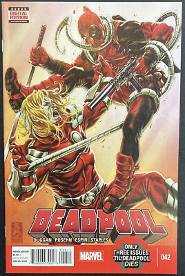DEADPOOL #42 MARVEL COMIC BOOK DUGGAN POSEHN ESPIN STAPLES WADE WILSON 2015-image