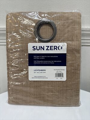 Sun Zero Blackout Single Curtain Panel Grommet 40