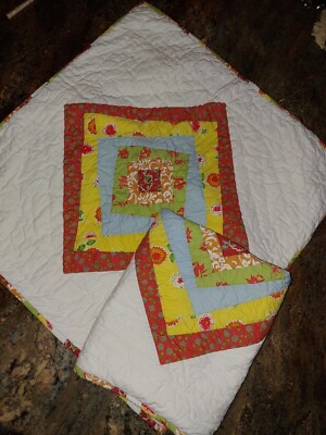 1 Pottery Barn Austin Patchwork EURO Quilted Geometric Sham Cover *2 Available*-image