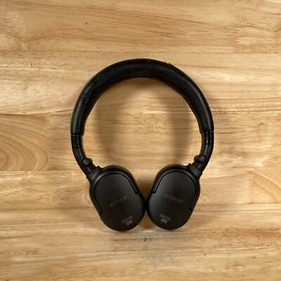 Sony MDR-NC200D Black Wired Noise Canceling Over Ear Headphone - For Parts-image