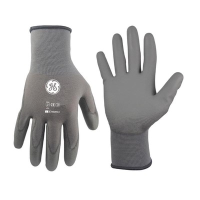 General Electric Unisex Dipped Gloves Gray L 1 pair-image