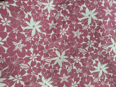 Pottery Barn Kids Kelly Hot Pink White Tropical Flower Full Duvet Cover Hawaii-image