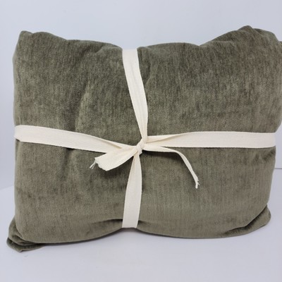 Pottery Barn Cozy Cloud Full Queen LODEN  Duvet Cover New-image