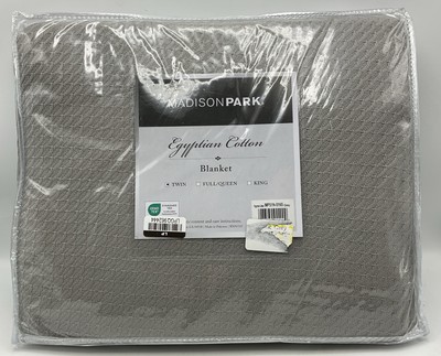 Madison Park Egyptian Cotton Blanket Twin Size Grey-image