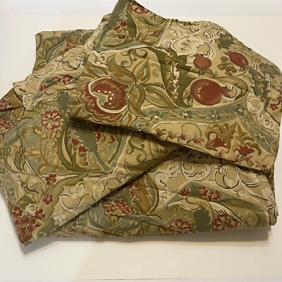 Pottery Barn Delphine King Duvet & 2 Standard Shams Set Pomegranate-image