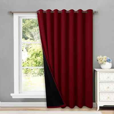 Thermal Insulated 100% Blackout Drape, 1 Panel, 100