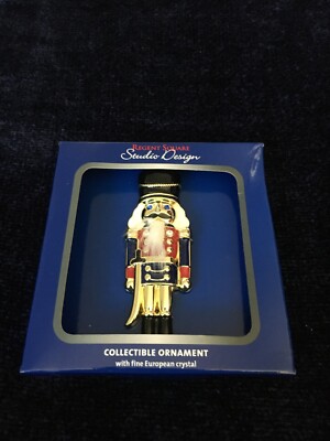 REGENT SQUARE STUDIO DESIGN NUTCRACKER ENAMEL CHRISTMAS HOLIDAY ORNAMENT-image