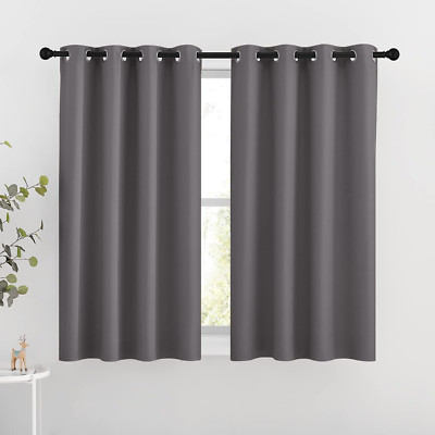 NICETOWN Blackout Curtains for Bedroom - Triple Weave Grommet Top Thermal Insula-image