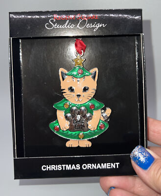 Regent Square Studio Design Best Cat Metal Silver Collectible Ornament -image