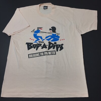 Vintage Screen Stars Shirt Adult XL Pink Bop-A-Dips 