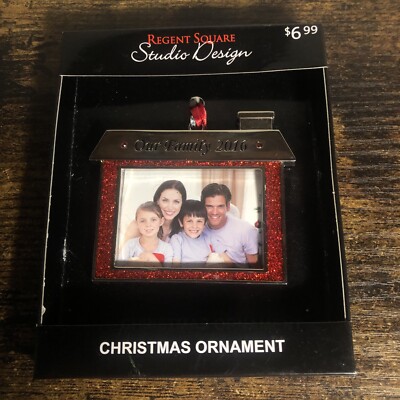 Regent square studio design Christmas ornament 2016 Our family-image