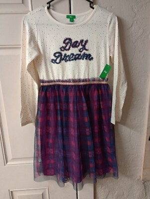 Winter wonderland girls size large 12/14 dress NWT. Day dream dress. Winter-image
