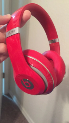 Beats by Dr. Dre Studio 2.0 Wired Over-ear Headphone B0500 Red-image