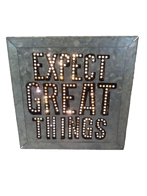 ✨️Lighted Metal Wall Art - Studio by Demdaco - 