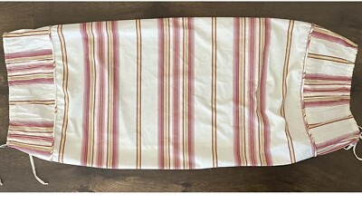Pottery Barn Striped Bolster Pillow Sham Cover 16