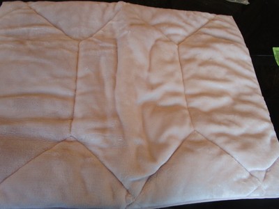Pottery Barn Teen Luxe Plush standard sham powdered blush quilted photo sample-image