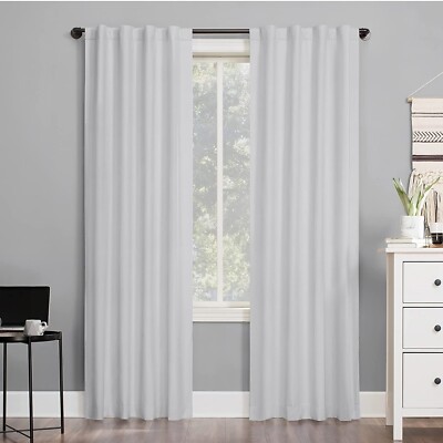 Sun Zero 56684 Cyrus Thermal 100% Blackout Back Tab Curtain Panel, 40