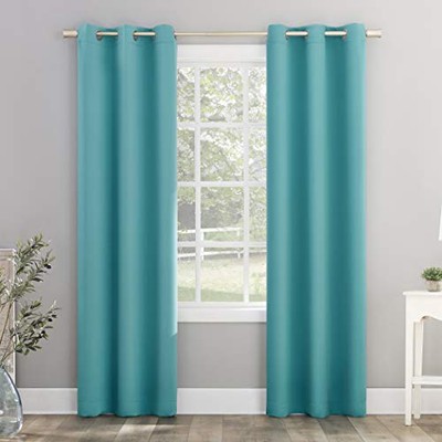 Sun Zero Riley Kids Bedroom Blackout Grommet Curtain Panel, 40