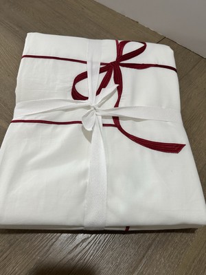 POTTERY BARN Monique Lhuillier Nell Embroidered KING CAL KING DUVET COVER-image