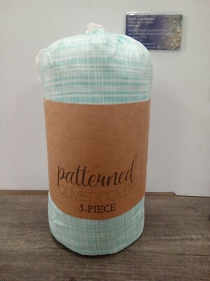 Patterned Duvet Cover 3pc Full/queen 655 Zb-image