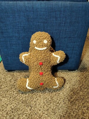 pottery barn mr spice gingerbread man plush Bag koozie for wine-image