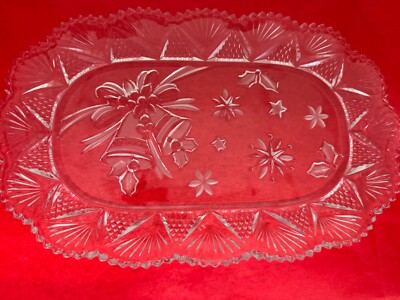 Holiday Bells Dessert Tray 10 1/2