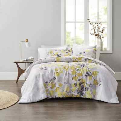 Madison Park Essentials Jeanie Modern Floral Complete Bed Set- TWIN Comforter-image