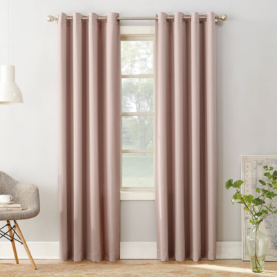 Energy-efficient Room Darkening Grommet Curtain Panel Home Drapes 54