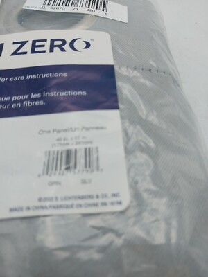 Sun Zero Panel  Grommet Curtain Light Gray 40in x 95in-image