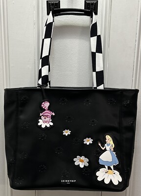 Disney & Skinny Dip Alice in Wonderland Large Tote *Rare* (New w/Tags)-image