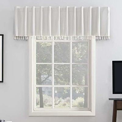 Sun Zero Greyson Faux Dupioni Silk Beaded Tassels Extreme 100% Blackout Back Tab-image