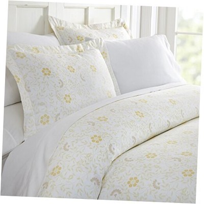  Pattern 15_2 Duvet Cover Set King/California King Spring Vines White-image