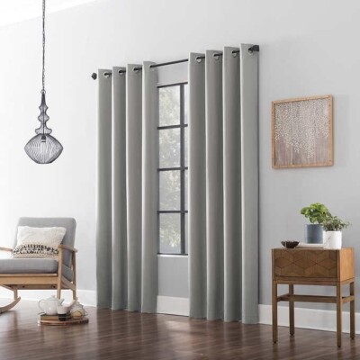 Sun Zero Hartford Room Darkening Grommet 84