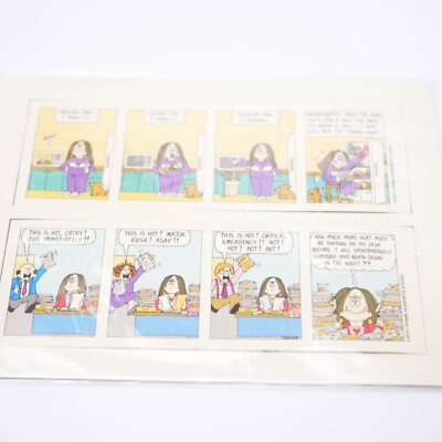 VTG 1995 Cathy Guisewite Studio Cartoon Comic Refrigerator Magnets-image