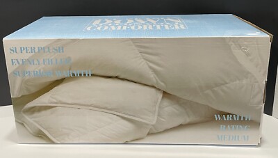 iEnjoy Home All Season Down Alternative Comforter - Cal-King Ivory-image