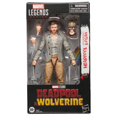 NEW - DEADPOOL & WOLVERINE Marvel Legends HEADPOOL LOGAN 6