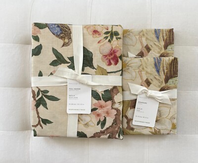 Pottery Barn NOLA SONGBIRD Full Queen & Two Standard Shams Multi NWT-image