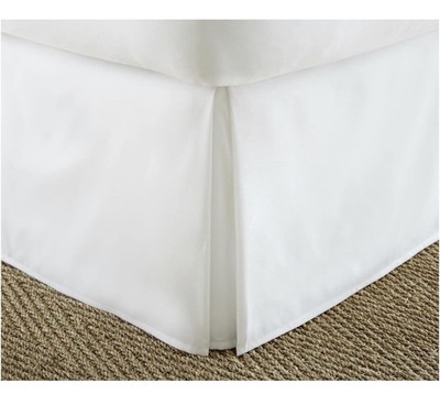 iEnjoy Home 14 in. White Solid Queen Bed Skirt-image